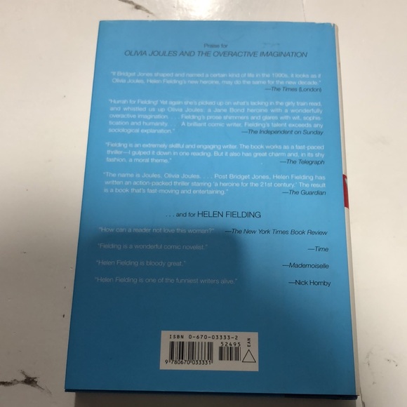 Olivia Joules and the Overactive Imagination by Helen Fielding hardcover book - Picture 3 of 6